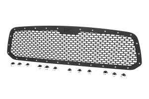 Ram 1500 Classic Mesh Grille - Rough Country - Mesh Pattern - Black - '19-'23